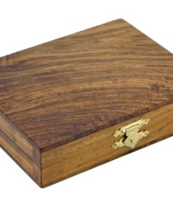 Jeu de Dames en coffret en Bois de Sheesham et Bois de Buis