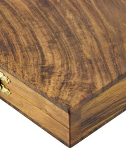 Jeu de Dames en coffret en Bois de Sheesham et Bois de Buis