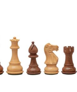 Jeu d'Échecs Staunton Classique en Bois d'Acacia et Bois de Buis
